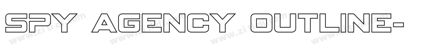Spy Agency Outline字体转换